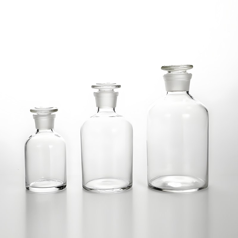 Beakers and reagent bottles